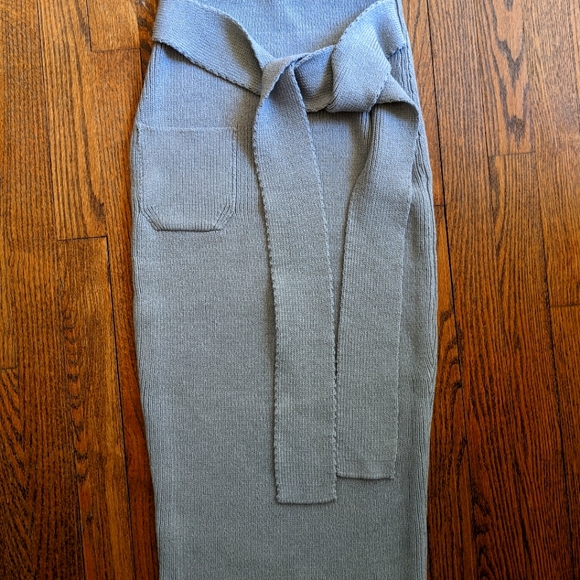 Woven Long Pencil Skirt by German Designer Bless - Picture 1 of 7